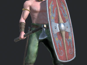 greid celtic warrior 3D Model