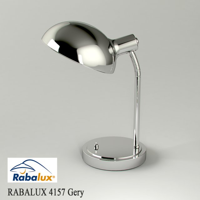 desk lamp rabalux 4157 gery 3D मॉडल .c4d .max .obj .3ds .fbx .stl .blend