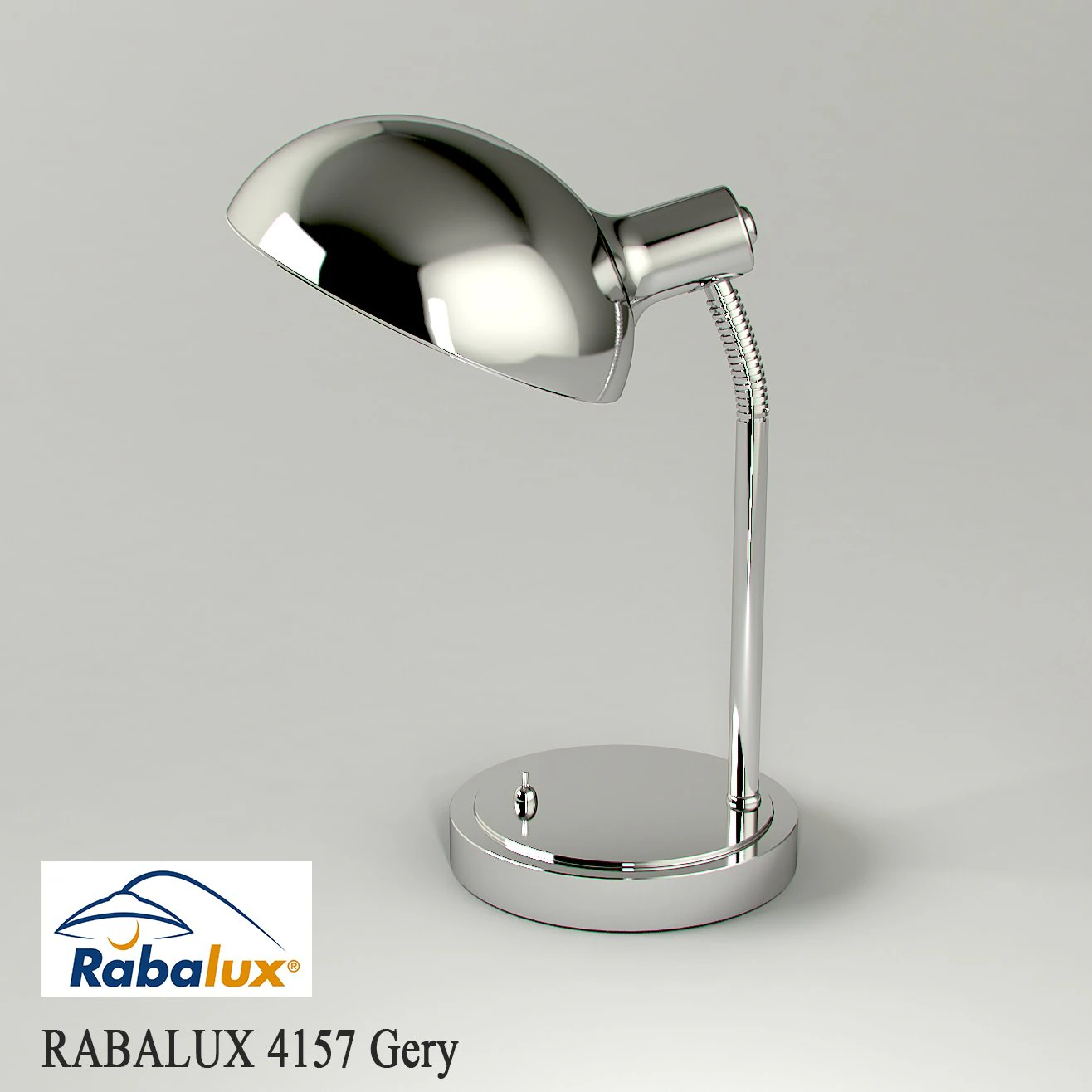 desk lamp rabalux 4157 gery 3D Model .c4d .max .obj .3ds .fbx .stl .blend 