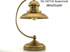 台灯 altalusse inl-5027t-01 拉丝金 3D 模型