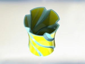 ваза склянийолівець 3D Принт Модель