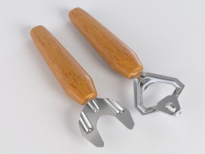 bottle opener - corkscrew 3D Model