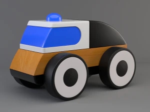 игрушечная машинка лиллабо икея 3D Модель