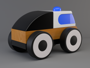 toy car lillabo ikea 3D 模型