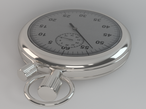 stopwatch retro 3D 모델