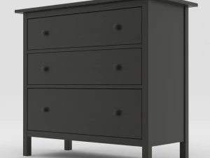 ikea hemnes 3 drawer dresser black brown Matching Pair of IKEA HEMNES 3-Drawer Dressers Black-Brown Excelle - furniture - by owner - sale