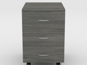 ikea todalen asikami stand dark wood 3D Model