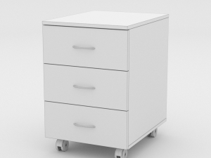 ikea todalen asikami stand dark wood 3D Model