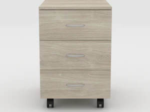 ikea todalen asikami stand wood gray 3D Model