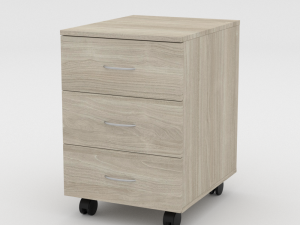 ikea todalen asikami stand wood gray 3D Modell