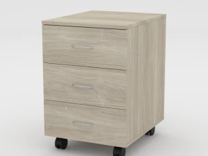 ikea todalen asikami stand wood gray 3D Model