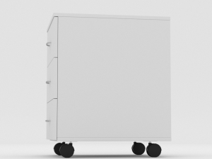 ikea todalen asikami stand white 3D 모델