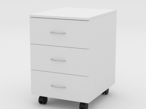 ikea todalen asikami stand white 3D 모델