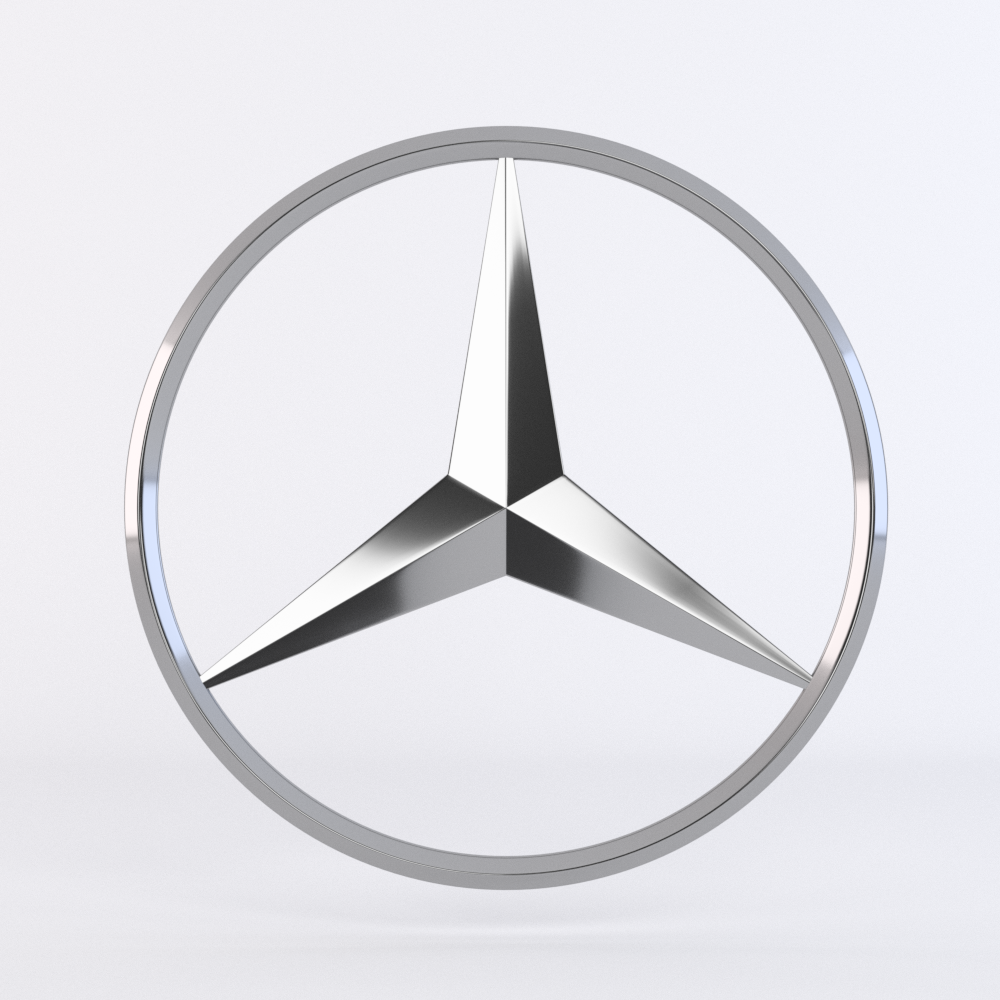 Mercedes Benz Logo - 3D Model by 3d_logoman