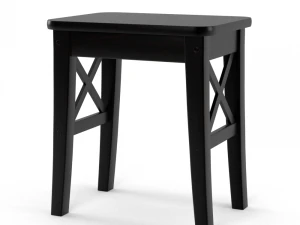tabouret ikea ingolf bois noir Modèle 3D