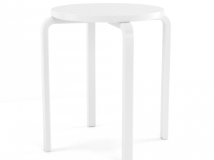 frosta tabouret ikea white 3D मॉडल