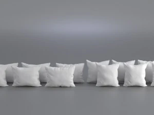 solid pillow set 3D Model