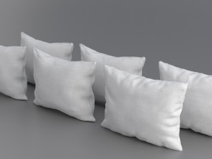solid pillow set 3D-Modell