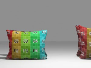 solid pillow set 3D Model