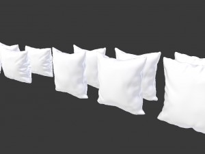 solid pillow set 3D-Modell