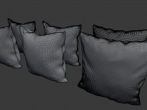 solid pillow set 3D-Modell
