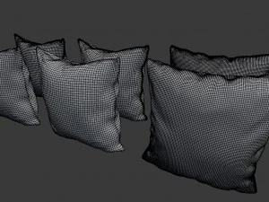 solid pillow set 3D Model