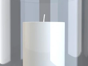 glass candle holder 3D Model