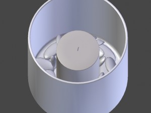 glass candle holder 3D Model