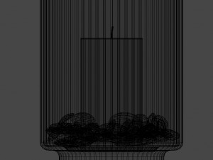 glass candle holder 3D Model