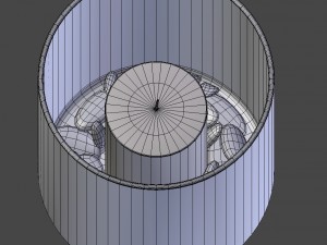 glass candle holder 3D Model