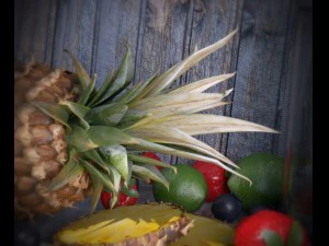 realistyczny ananas Model 3D