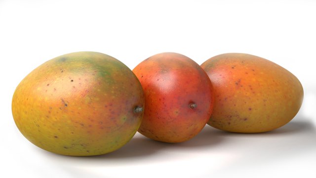 realistic mango Modelo 3D .c4d .max .obj .3ds .fbx .stl .blend 