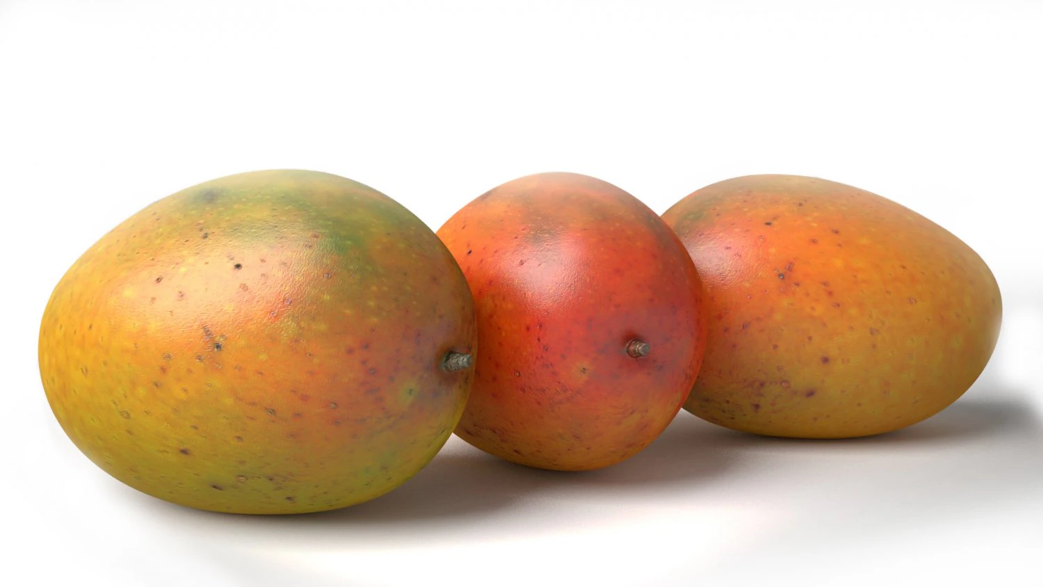 mango realistico Modello 3D .c4d .max .obj .3ds .fbx .stl .blend