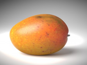 realistic mango Modelo 3D