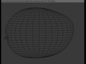realistic mango Modelo 3D