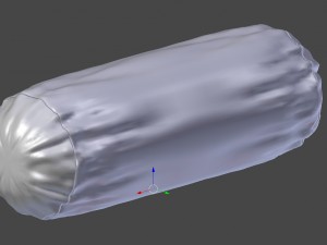 neck roll pillow Modelo 3D