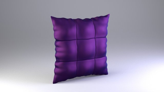 pillow 5 Model 3D .c4d .max .obj .3ds .fbx .stl .blend 