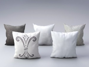 pillow set 2 3D 모델