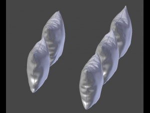 pillow set 2 Model 3D