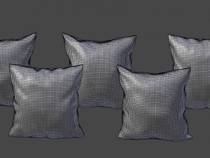 pillow set 2 Model 3D