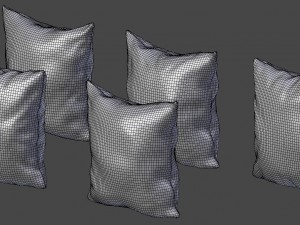 pillow set 2 Model 3D