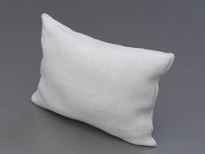 piped pillow 3D 모델