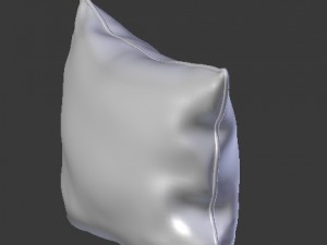 piped pillow 3D 모델