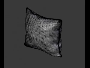 piped pillow 3D Model