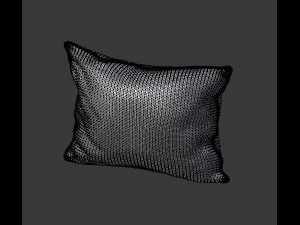 piped pillow 3D Model