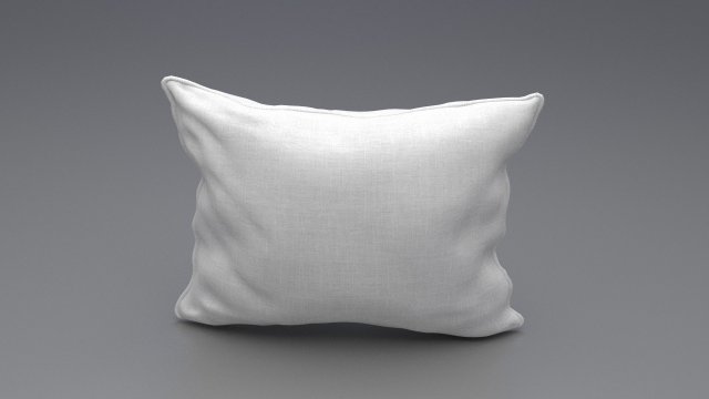 piped pillow 2 3D-Modell .c4d .max .obj .3ds .fbx .stl .blend 
