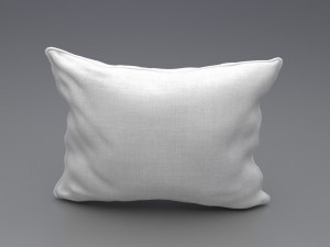 piped pillow 2 3D Model