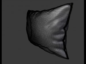 piped pillow 3 3D Model