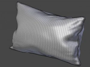 piped pillow - geometric pattern 3D Model