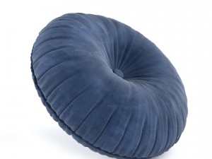 round velvet pillow 3Dモデル